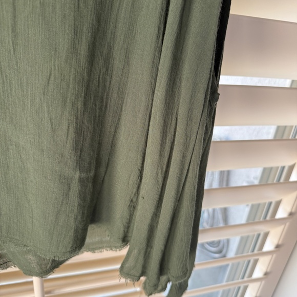 Free People Low Back Swing Tank Top in Green (Size Small) - Picture 7 of 7